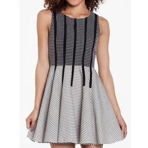 REVOLVE Line & Dot Binding Detail Dress